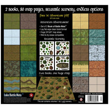 Load image into Gallery viewer, The Terrain Set: Set of 2 Battle Map Books with Scenery Stickers