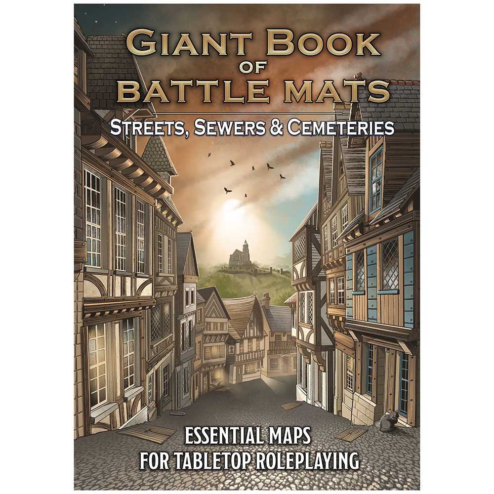 Giant Book Of Battle Mats - Streets, Sewers & Cemeteries