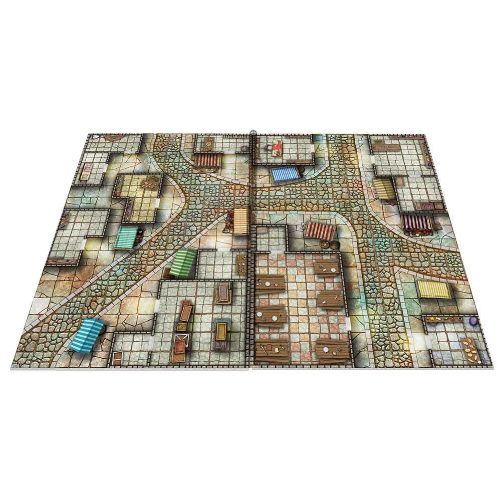 Giant Book Of Battle Mats - Streets, Sewers & Cemeteries