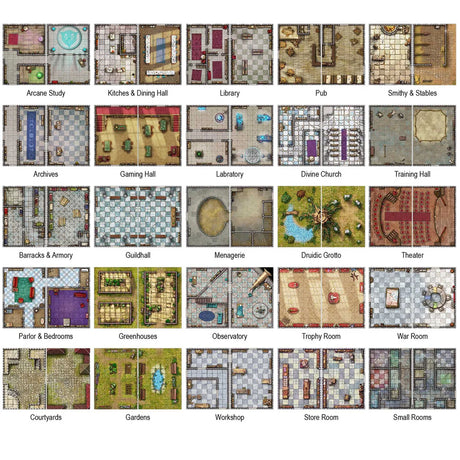 Big Book Of Battle Mats - Bastions & Strongholds