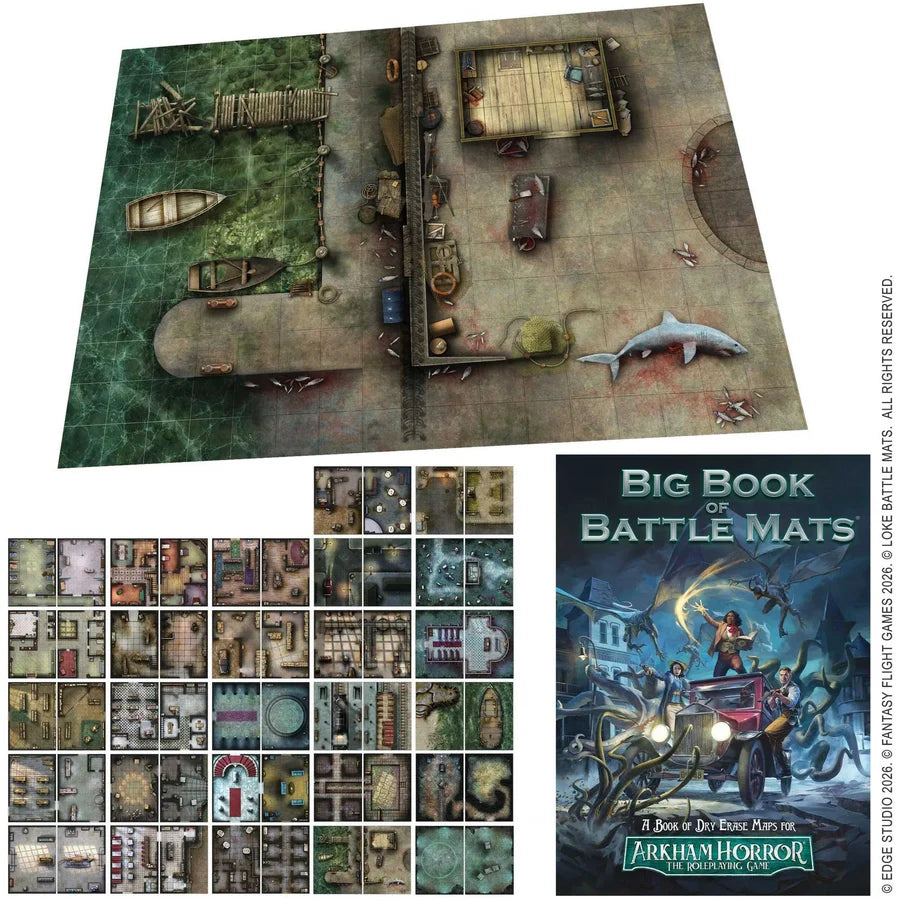 Big Book Of Battle Mats For Arkham Horror The Roleplaying Game
