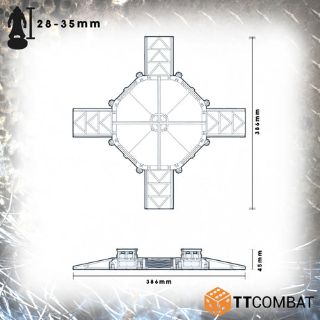TTCombat Chroma Terrain - Landing Pad