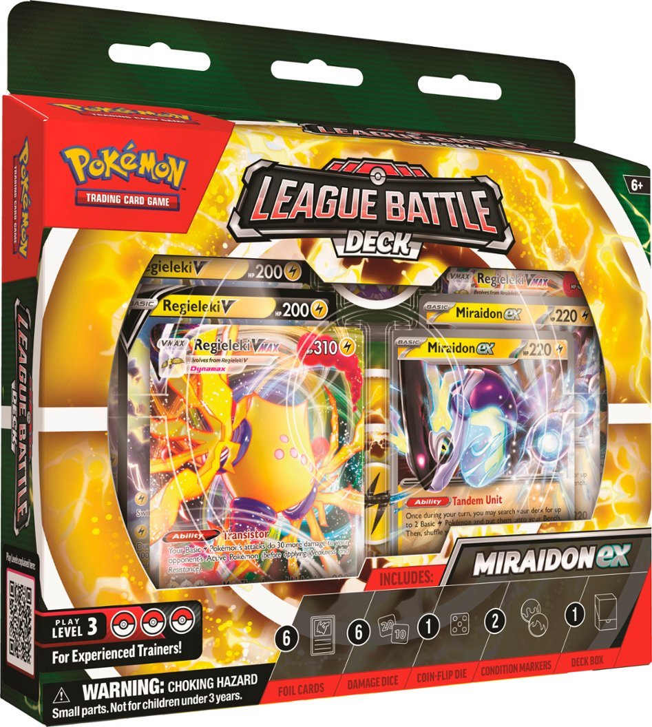 Pokemon TCG Miraidon Ex League Battle Deck