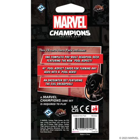 Marvel Champions Deadpool Expanded Hero Pack