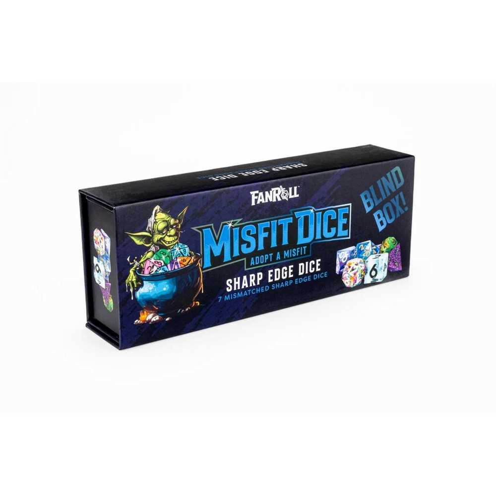 FanRoll Mystery Misfit Sharp Edge Resin Polyhedral Dice Set