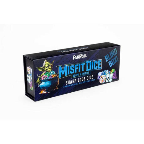 FanRoll Mystery Misfit Sharp Edge Resin Polyhedral Dice Set