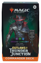 Ladda in bilden i Gallery Viewer, Magic The Gathering Outlaws of Thunder Junction Commander Deck