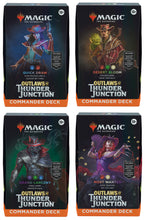 Load image into Gallery viewer, Magic The Gathering Outlaws of Thunder Junction Commander Deck