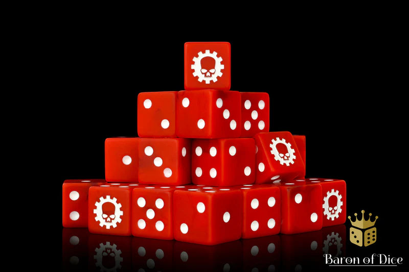 Baron of Dice Martian Red Square Corner x25