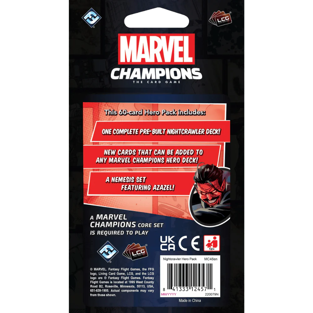 Marvel Champions Nightcrawler Hero Pack