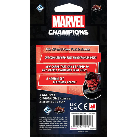 Marvel Champions Nightcrawler Hero Pack