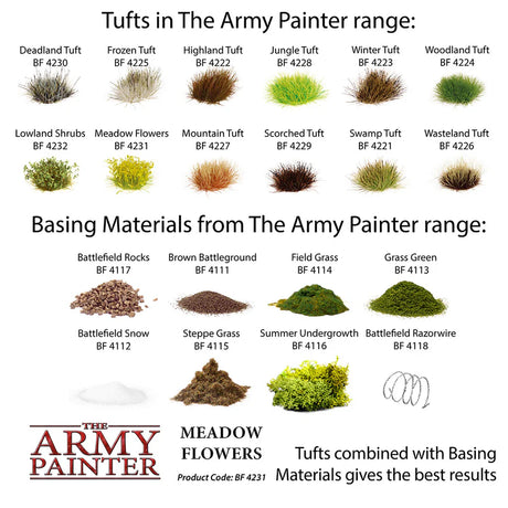The Army Painter Battlefield Meadow Flowers Tufts