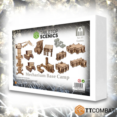 TTCombat Tabletop Scenics Mecharium Base Camp White Box Bundle