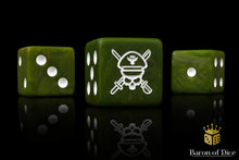 Load image into Gallery viewer, Baron of Dice Military Sergeant Camouflage Square Corner x25