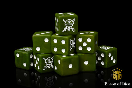 Baron of Dice Military Sergeant Camouflage Square Corner x25