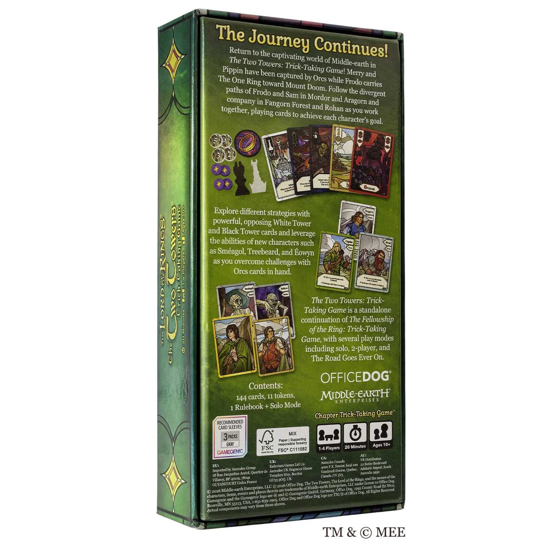 The Lord of the Rings: The Two Towers Trick-Taking Game