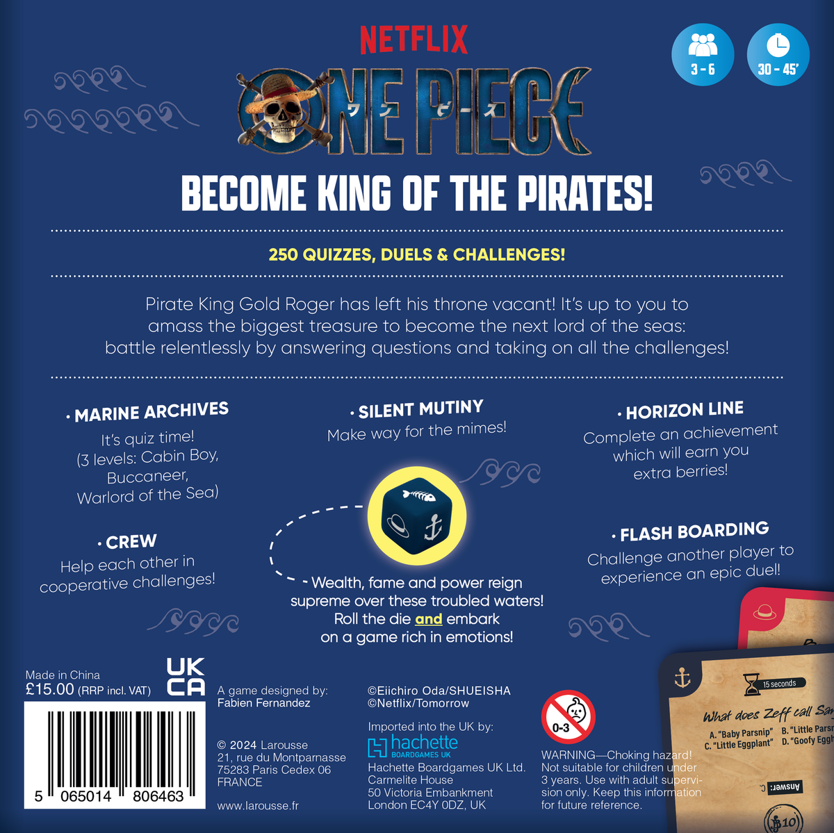 One Piece: Become King of the Pirates! Party Game