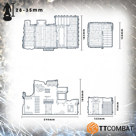 TTCombat Chroma Terrain - Orc Settlement