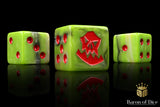 Baron of Dice Orc Dice Red Square Corner x25