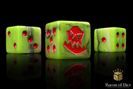 Baron of Dice Orc Dice Red Square Corner x25