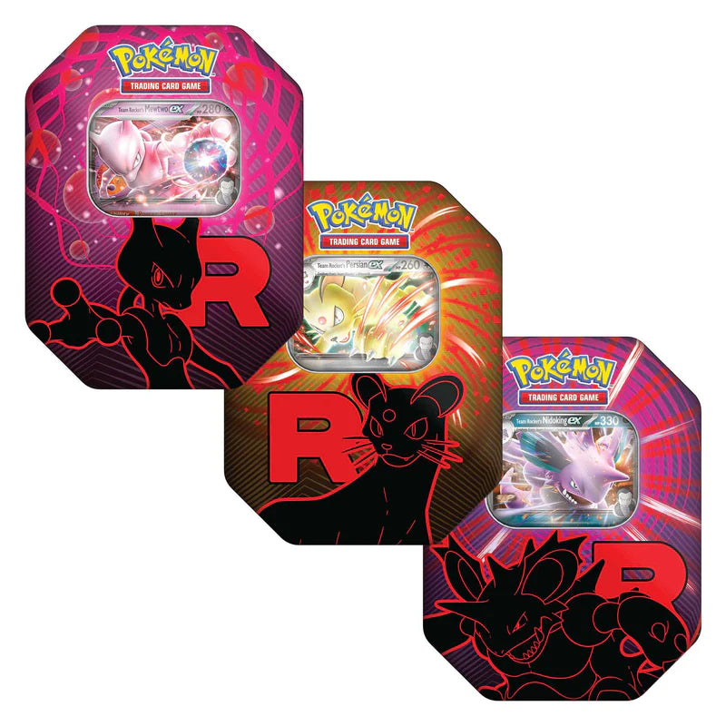 Pokemon TCG Team Rocket Tin