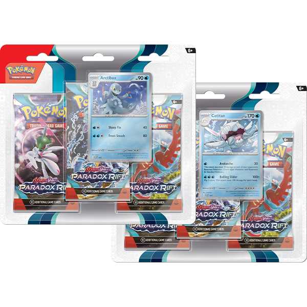 Pokemon TCG Scarlet & Violet 4 - Paradox Rift 3 Pack Blister