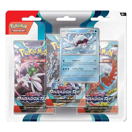 Pokemon TCG Scarlet & Violet 4 - Paradox Rift 3 Pack Blister