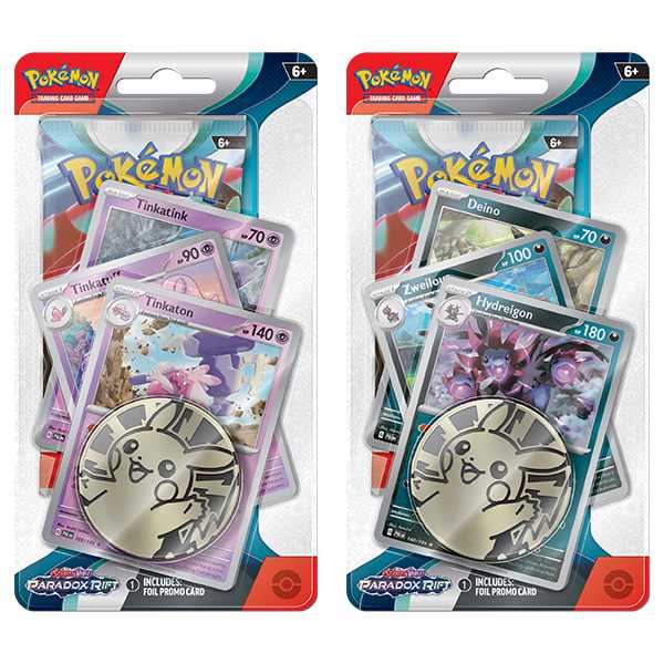 Pokemon TCG Scarlet & Violet 4 Paradox Rift Checklane Blister