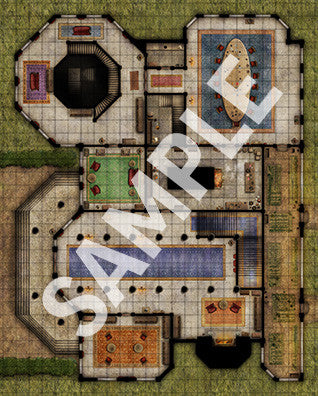 Pathfinder RPG 2nd Edition Flip-Mat: Grand Mansion Multi-Pack