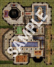 Load image into Gallery viewer, Pathfinder RPG 2nd Edition Flip-Mat: Grand Mansion Multi-Pack
