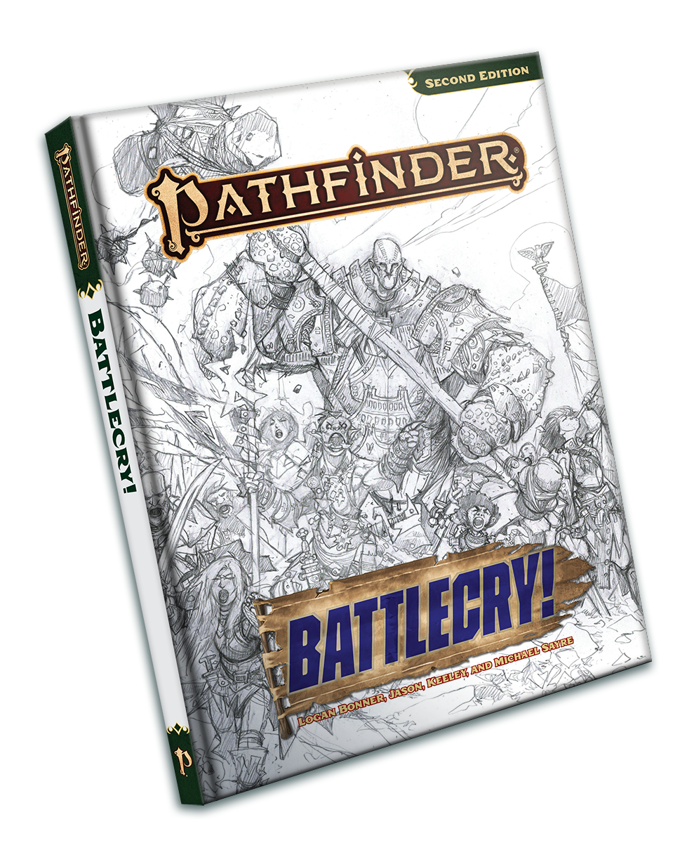 Pathfinder RPG Battlecry! Sketch Cover (P2)