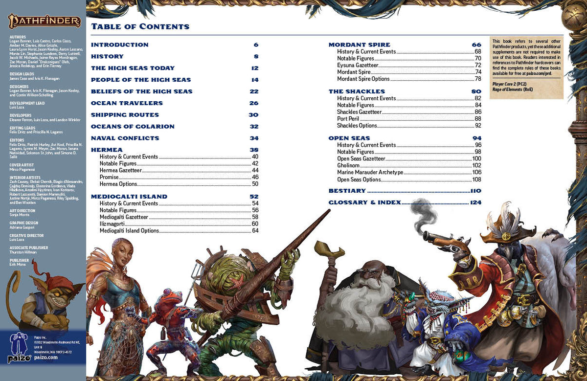Pathfinder RPG Lost Omens High Seas