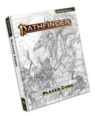 Pathfinder RPG 2nd Edition Player Core Sketch Cover (P2)