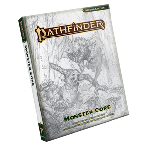 Pathfinder RPG 2nd Edition Monster Core Sketch Cover (P2)