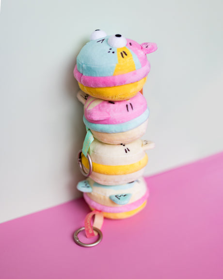 Kim-Joy x Kaleidos Creative Meowcaron Plush Bag Charms