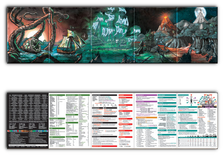 Pirate Borg RPG GM Screen