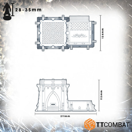 TTCombat Chroma Terrain - Platform Bunker