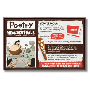 Poetry For Neanderthals Pop Culture Edition