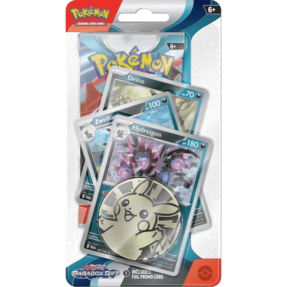 Pokemon TCG Scarlet & Violet 4 Paradox Rift Checklane Blister