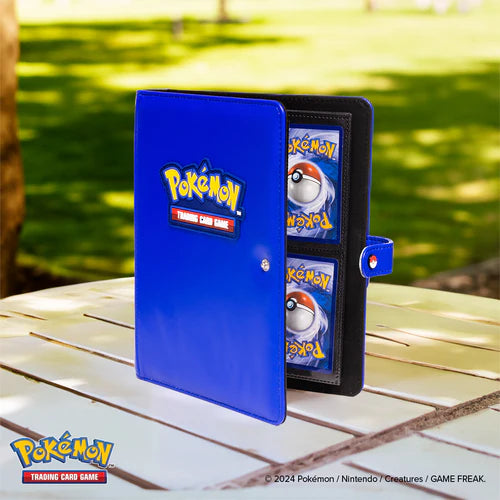 Pokemon Premium Blue Snap Binder 4-Pocket Binder