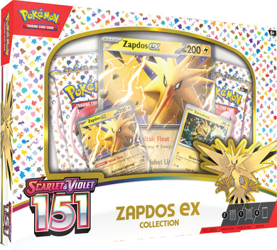 Pokemon TCG Scarlet & Violet 151 Zapdos ex Collection