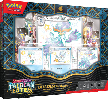 Pokemon TCG Scarlet & Violet Paldean Fates Premium Collection Meowscarda/Quaquaval/Skeledirge