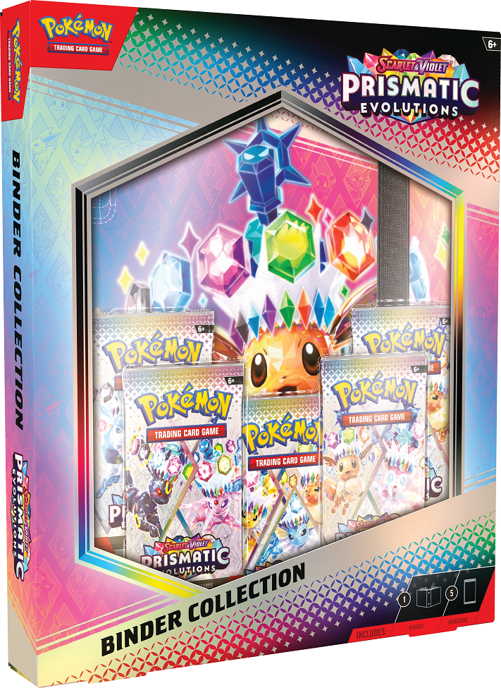 Pokemon TCG Scarlet & Violet 8.5 Prismatic Evolutions Binder Collection