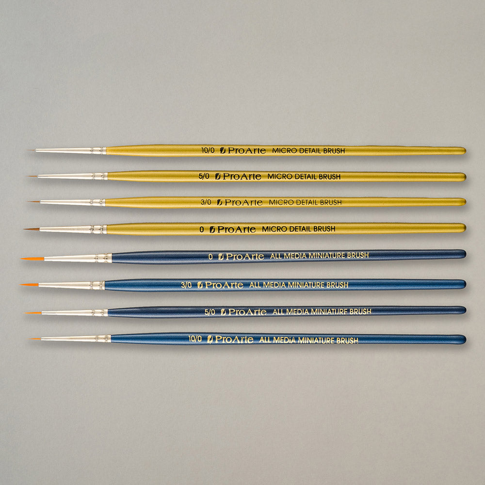 Pro Arte All Media & Micro Detail Modelling Brush Set