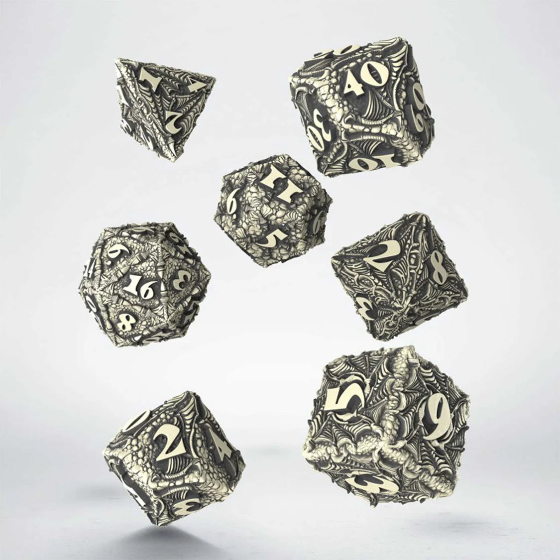 Q-Workshop Dracopolis Dice Set: The Scandinavian Blackfang