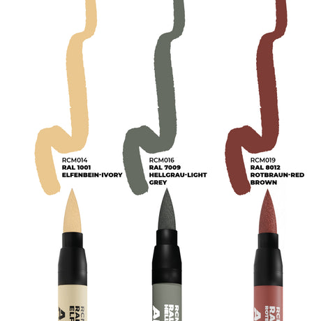 AK Interactive Real Colors Markers - German Tanks Interior Colors