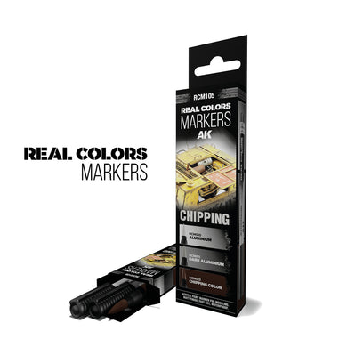 AK Interactive Real Colors Markers - Chipping