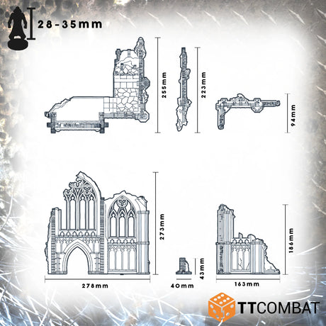 TTCombat Chroma Terrain - Ruined Grand Entrance