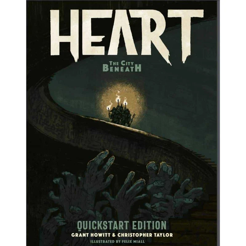 Heart: The City Beneath RPG - Quickstart Edition Spine Printing