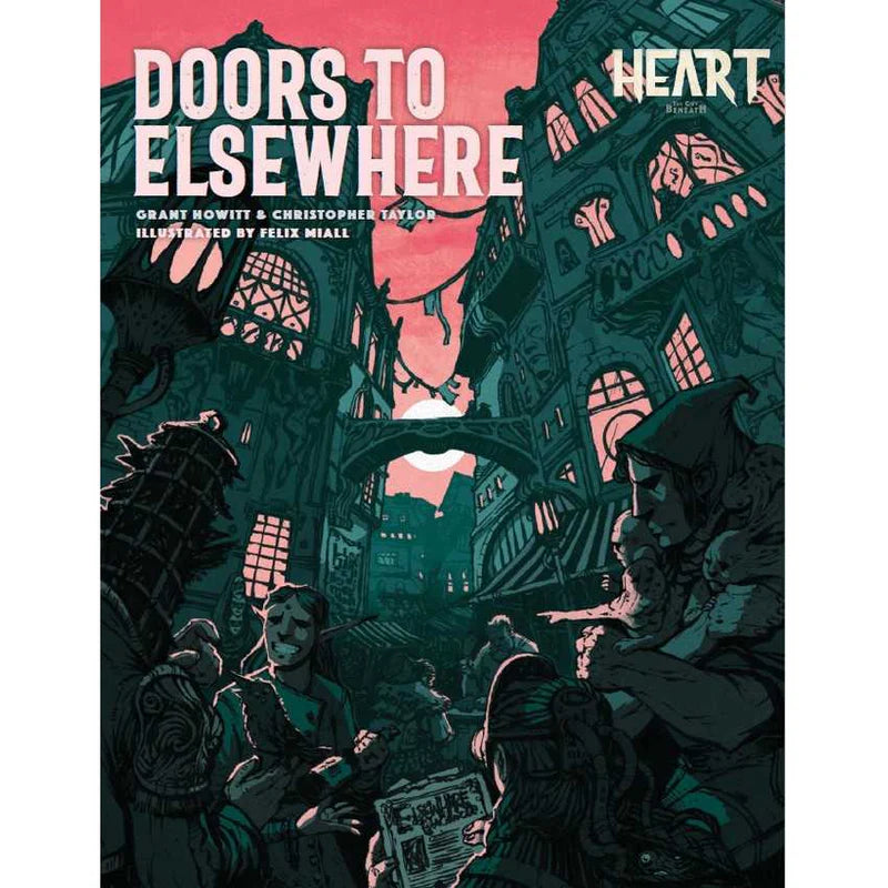 Heart: The City Beneath RPG - Doors to Elsewhere Spine Printing